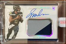 Jalen Milroe 2025 National Treasures Crossover Rookie Patch Auto Silver /25 RPA