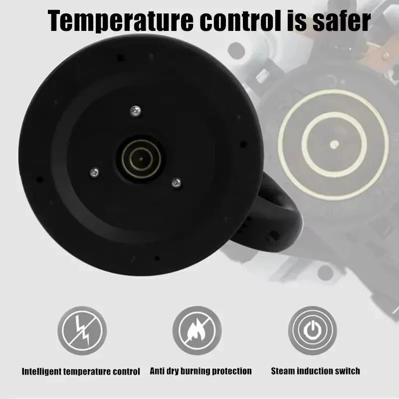 Electric Water Kettle New 2L Hot Water Kettle Stainless Steel Boil Tea Maker EU