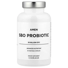 Amen, SBO Probiotic, 60 Vegetable Capsules