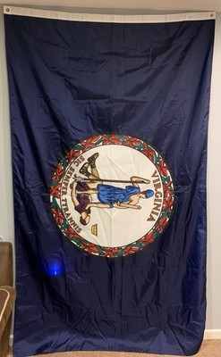5x8 ft Commonwealth of Virginia Official State Flag Outdoor Nylon MADE IN USA