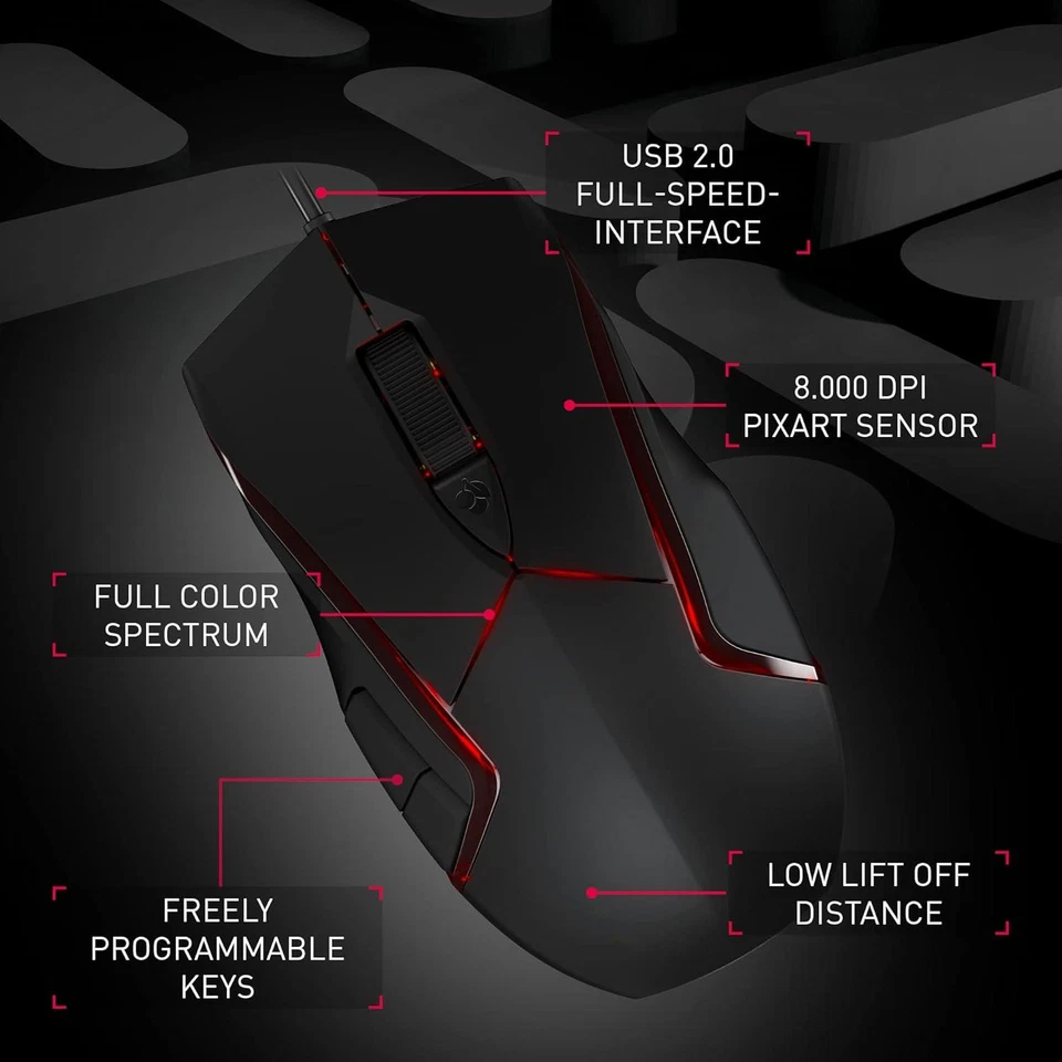 CHERRY MC 3.1 Wired high performance gaming mouse with RGB lighting - Image 2 of 4