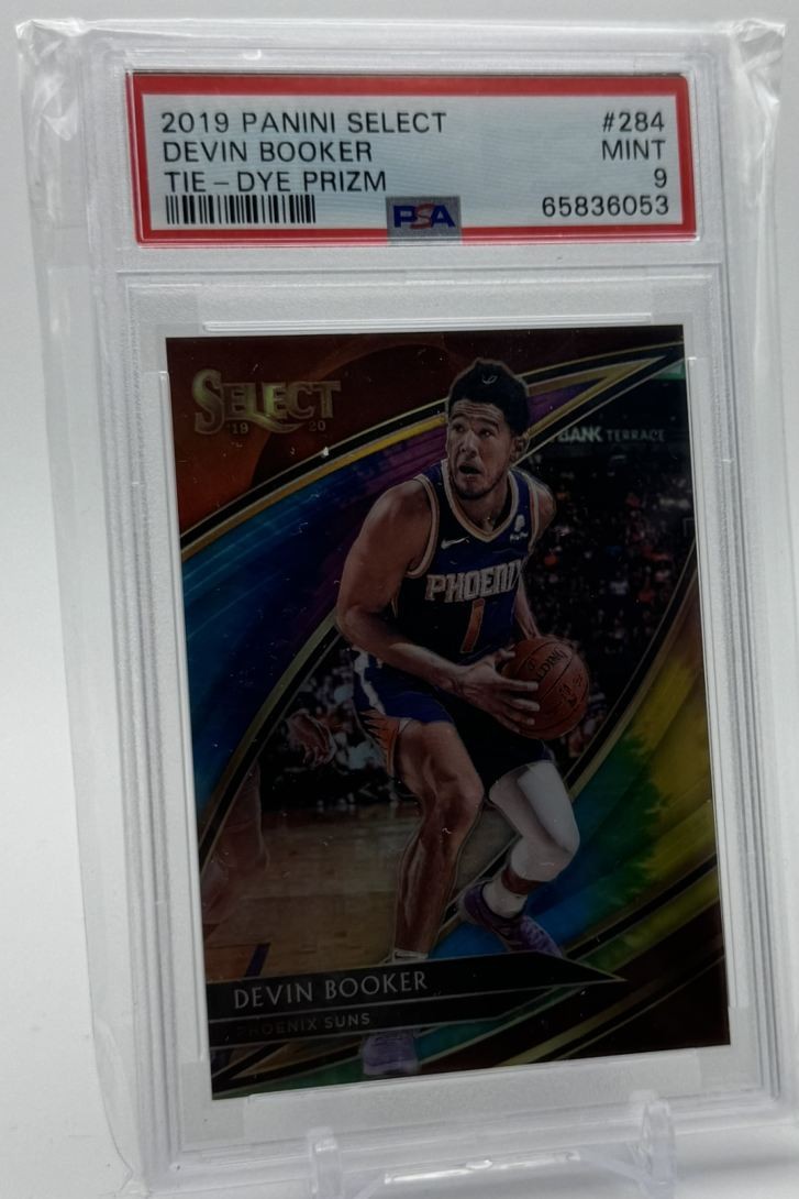 2019-20 Panini Select Tie-Dye Devin Booker /25 PSA 9 Phoenix Suns #284