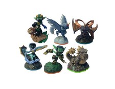 Lot of 6 Skylanders Activision Figures Spyro Super Shot Stealth Elf Whirlwind 