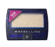 Maybelline Expert Eyes Eye Shadow D-116 WHITE HOT .10 oz./2.9g. Sealed