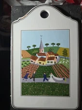 Villeroy & Boch Wall Hanger Platter Design Naif Wedding Scene Vitro Porcelain