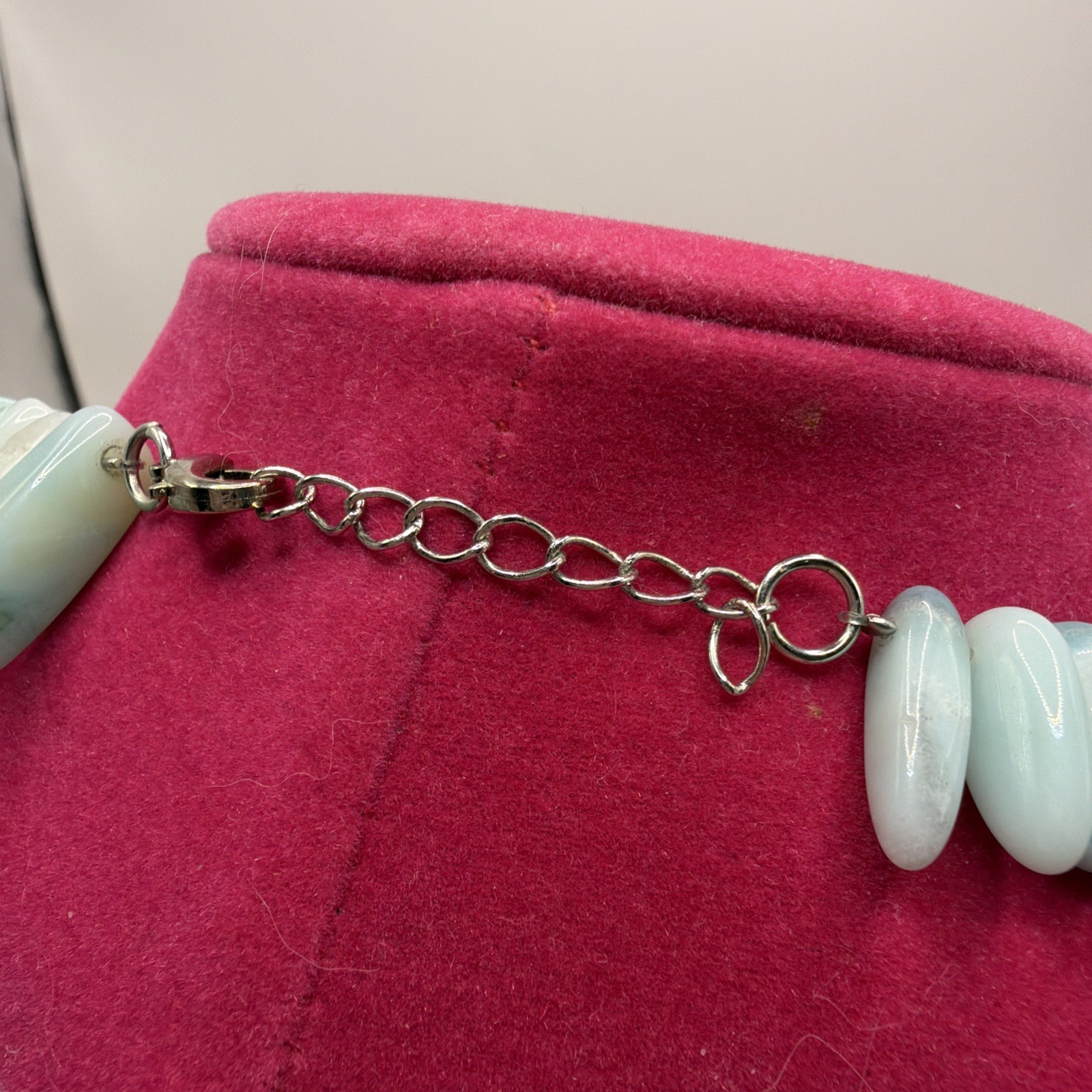 Beautiful Statement Amazonite Pebble Bead Necklac… - image 4