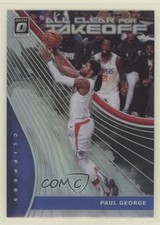 2019 Panini Donruss Optic All Clear for Takeoff Holo Prizm Paul George #11 0c6