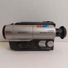 Samsung SCA30 Video Camera 8mm Camcorder 320x Digital Zoom Untested