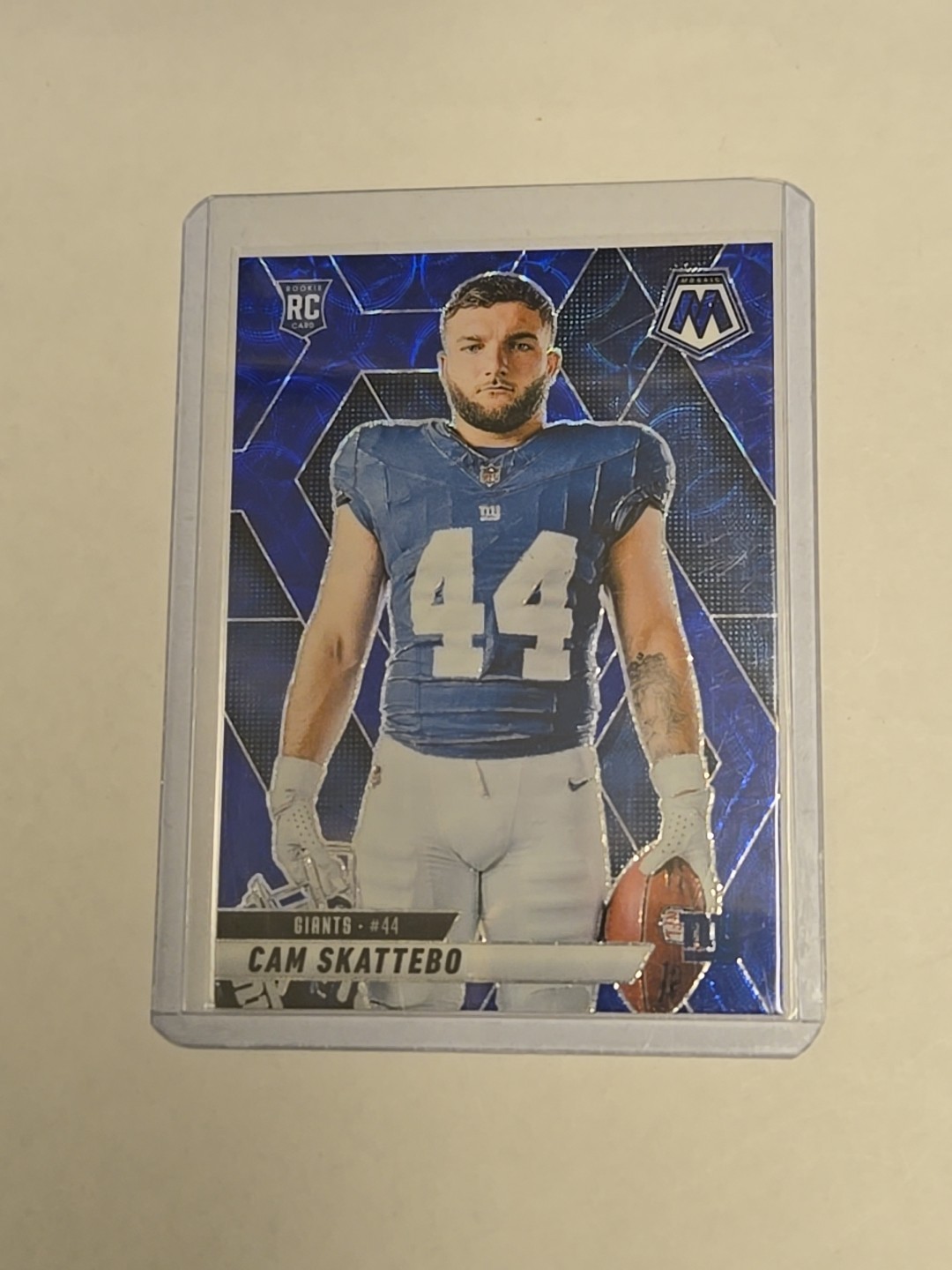 Cam Skattebo 2025 Mosaic Rookie Variation Card RC #271 Blue Scope Prizm Giants