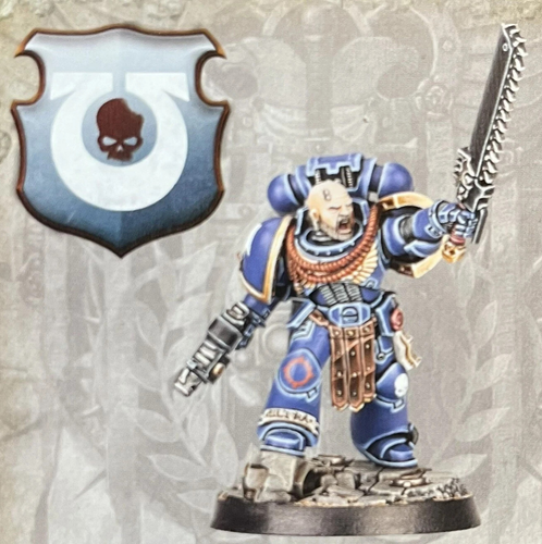 Warhammer 40K - Chaplain Cassius Ultramarines Space Marine - Figurine Peinte OOP