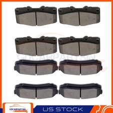 8pcs Front And Rear Ceramic Brake Pads For 1993-1997 Toyota Land Cruiser