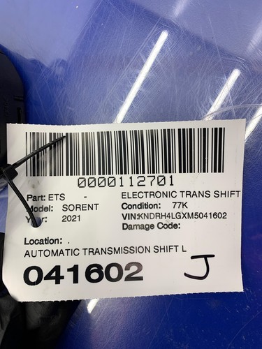 2021 - 2023 KIA SORENTO OEM AUTOMATIC TRANSMISSION SHIFT LEVER SWITCH | BLACK - Picture 9 of 9