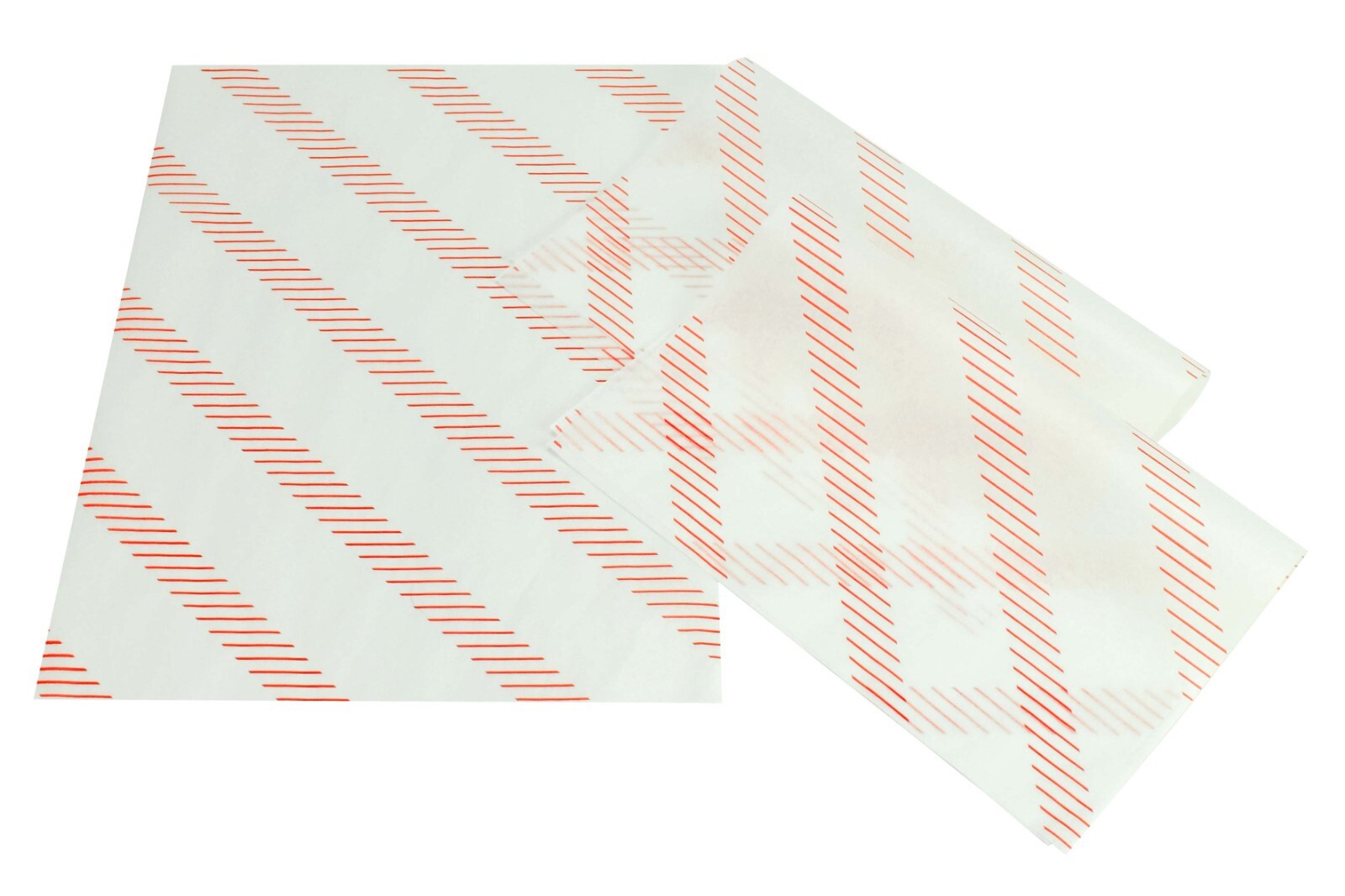 Red and White Burger Wraps 250x320mm Per 2000 Takeaway Shop Catering Wrap