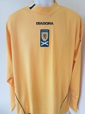 SCOTLAND rare long sleeve retro vintage 2004 3rd football shirt, XXL adult