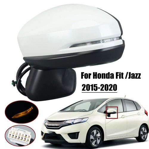 7Pin Side Mirror For 2015-20 Honda Fit Jazz Left Driver W/Turn Signal Power Fold - Picture 1 of 12