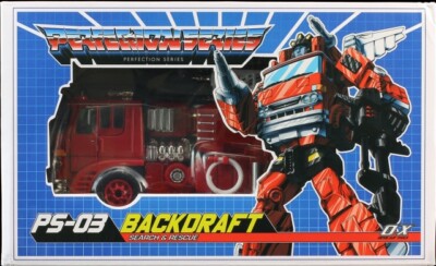 Transformers Mastermind Creations Ocular Max Perfection Series PS-03 Backdraft