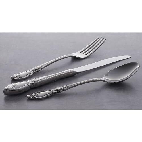 Oneida Louisiana 45 Piece Fine Flatware Set 18/10 Stainless Assorted Styles - Picture 10 of 33