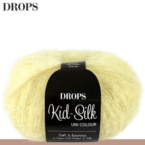 Gocce 25 g seta per bambini mohair seta filo per pizzo filato lana maglia uncinetto 57 colori - Foto 8 di 115