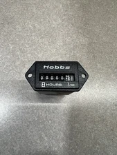 Hobbs Hour Meter 20001  New Old Stock 108-132 Volts  AC  MADE IN USA
