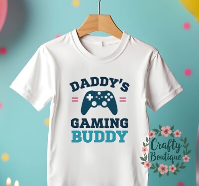 Daddys Gaming Buddy, lustiges Baby mitwachsend, neuer Papa Gamer Vatertag Geschenkidee - 1195