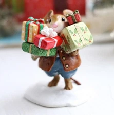 Wee Forest Folk Christmas Figurine M-654 - Bundles of Joy!