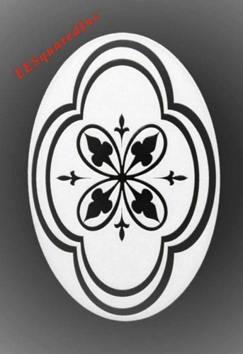 Calcomanía decorativa ovalada con ventana adhesiva estática 4x6 pulgadas para puertas y espejos de vidrio - Imagen 6 de 6