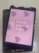 Cracked iPad Mini 5 5th Gen Black Screen Assembly w/ Working Digitizer  LCD