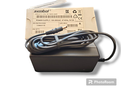 Zebra AC Power Supply Brick Symbol 50 14000 266R TC70 DS3578 BGA9V18W0WW Scanner