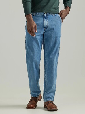 Lee Men's Carpenter Jeans Legendary Workwear Solo Blue Color All