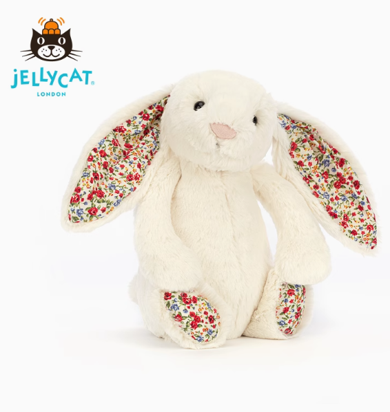 Jellycat Blossom Bashful Bunny Plush Rabbit Sitting Height 31cm