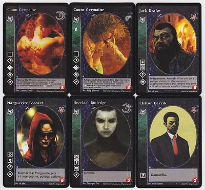 Brujah Crypt Lot G4 5x Vampires Keepers of Tradition V:TES VTES