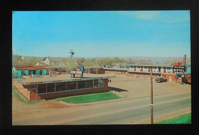 1960s Birdseye Hillside Motel Steak House Hardy Engbrecht Old Car Chamberlain SD