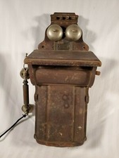 USSR Soviet 1929 Lenin Telephone Factory Red Dawn Model Wall Mount Telephone