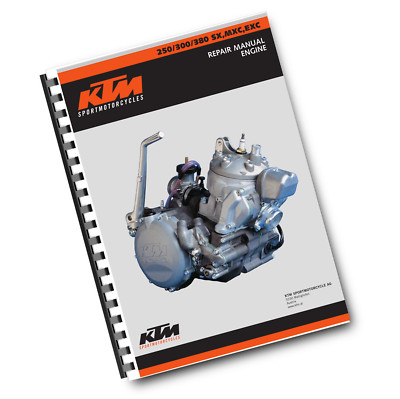 KTM 1999 2000 2001 2002 2003 - MOTOR 250 300 380 SX MXC EXC - REPARATUR WERKSTATT