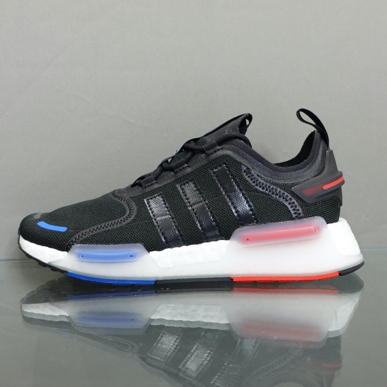 Adidas Originals NMD_V3 Детские кроссовки 7-го размера для молодежи, черные #311