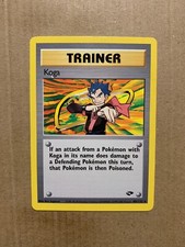 Koga 106/132 Gym Challenge - Rare Pokemon Card - NM/Mint