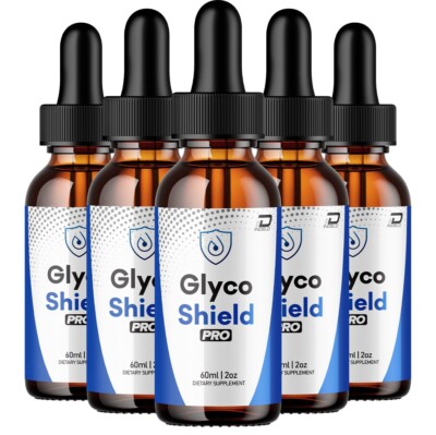 (5 Pack) Glyco Shield Drops Healthy Formula   Glyco Shield Drops All Natural