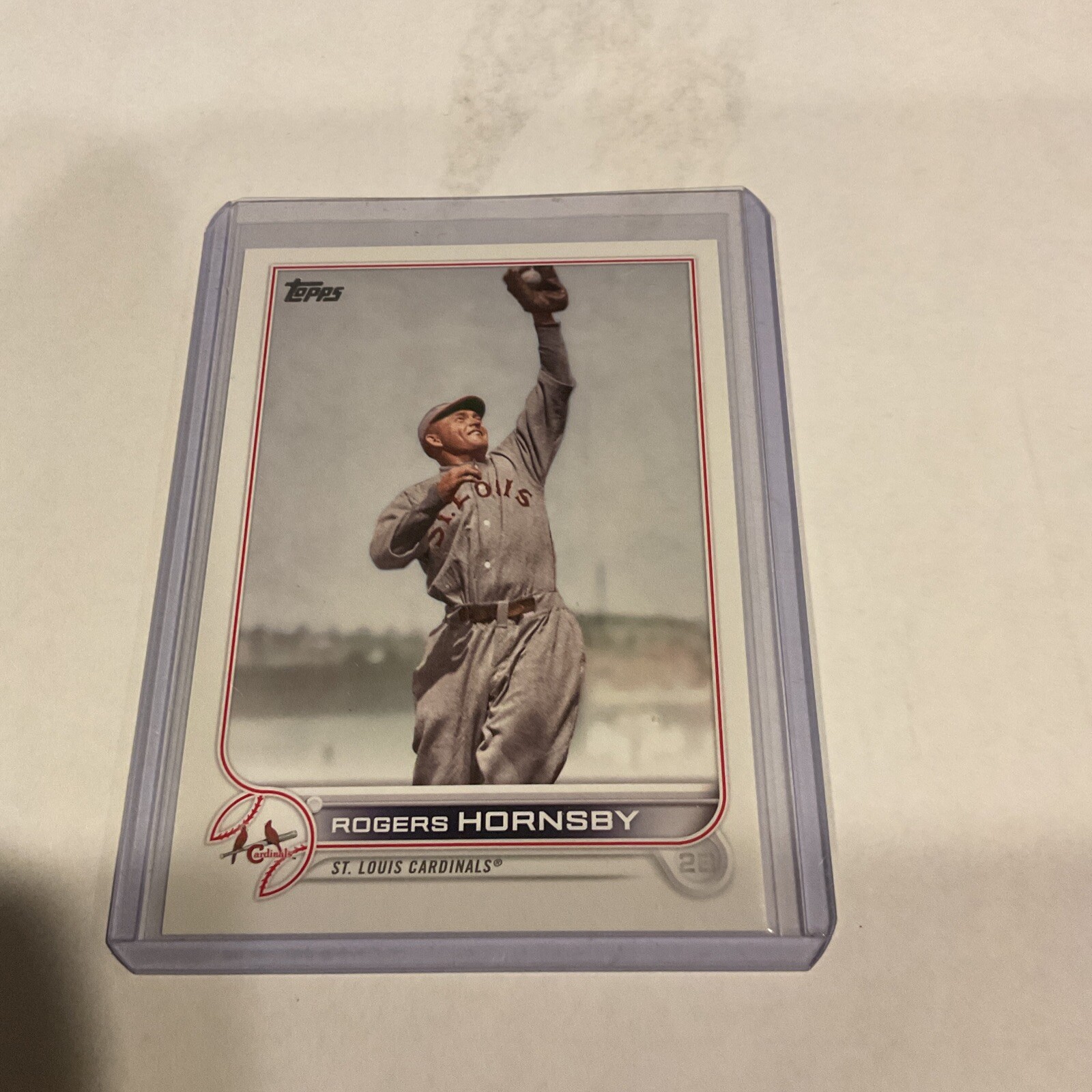 ROGERS HORNSBY SP 2022 Topps Update SHORT PRINT LEGEND VARIATION US60  Cardinals