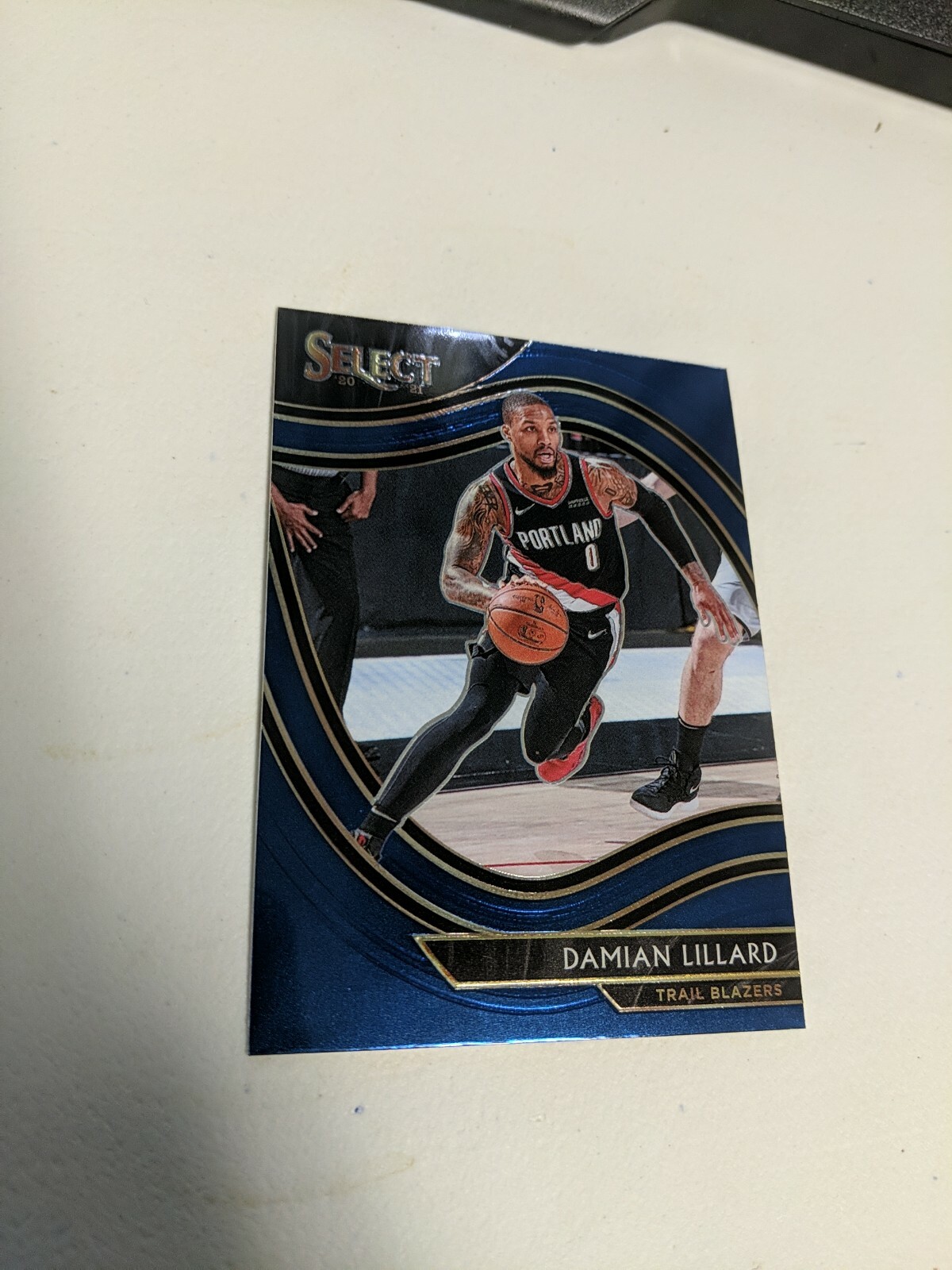 2020-21 Panini Select Damian Lillard COURTSIDE BLUE RETAIL SSP Blazers
