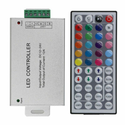 CONTROLLER WI-FI CON TELECOMANDO PER STRISCIA LED RGB 12V 6A Q-DL50