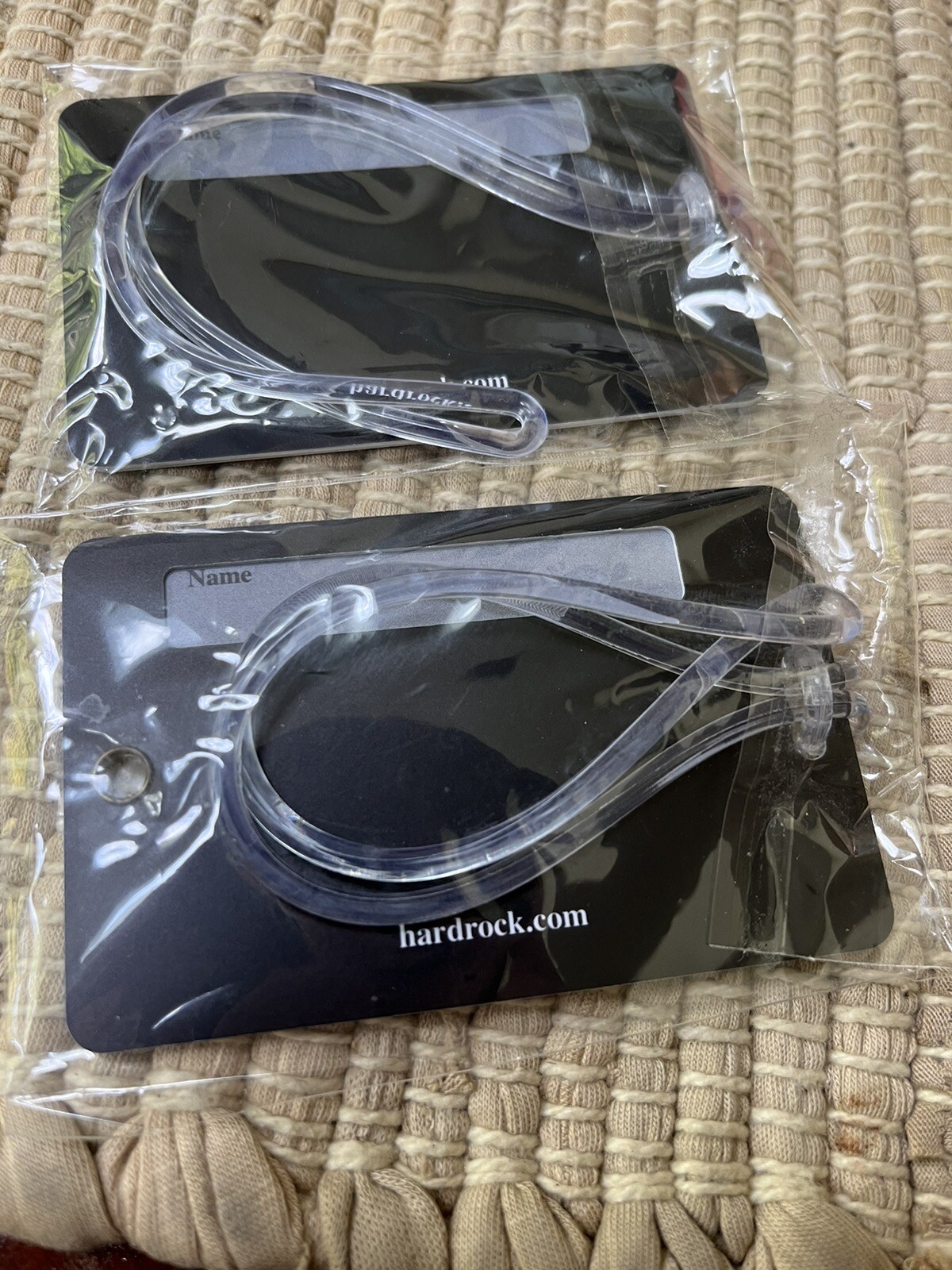 Two (2) Hard Rock Cafe Luggage Tags , New in Packaging!