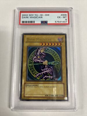Dark Magician 2002 Yu-Gi-Oh! Unlimited Starter Deck Yugi SDY-006 PSA 6  Ultra | eBay
