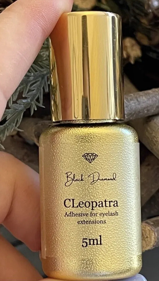 Pegamento adhesivo de extensión de pestañas individual volumen CLEOPATRA 0,5s 5 ml Reino Unido
