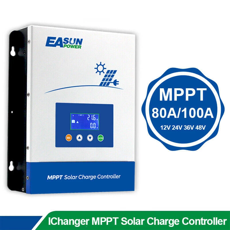 Easun MPPT Solarladeregler 20A/30A/40A/60A/100A 12V/24V/48V Solarregler - Bild 3 von 4