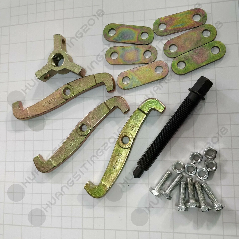 3" 75mm 3 Jaw Gear Puller with Reversible Legs for External and Internal Pulling - Image 2 of 4