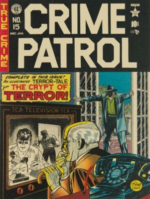 Crime Patrol #15, Crypt of Terror NEW METAL SIGN: 9 x 12'' Free Shipping