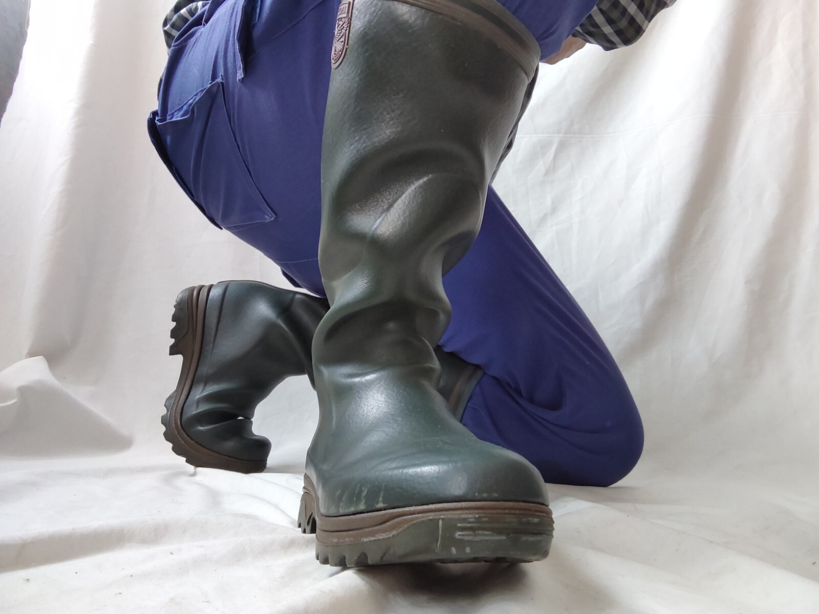 Eagle Vintage Rubber Hunting Fishing Boots 44