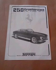 FERRARI 250 GRANTURISMO 12 CYLINDERS Advertisement Era Magazine 1955 19.5x27.5