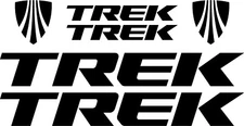 Trek Bicycle Stickers/Decal Set MTB/ROAD Gloss Black