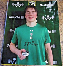 DAXON RUDOLPH SIGNED 8x10 MATTE PHOTO 2026 NHL DRAFT TOP PICK 2023 WHL DRAFT (F)
